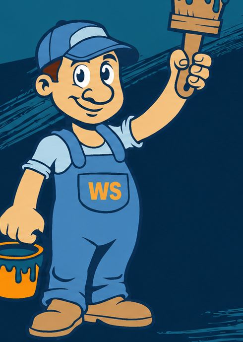 WS Painting mascot